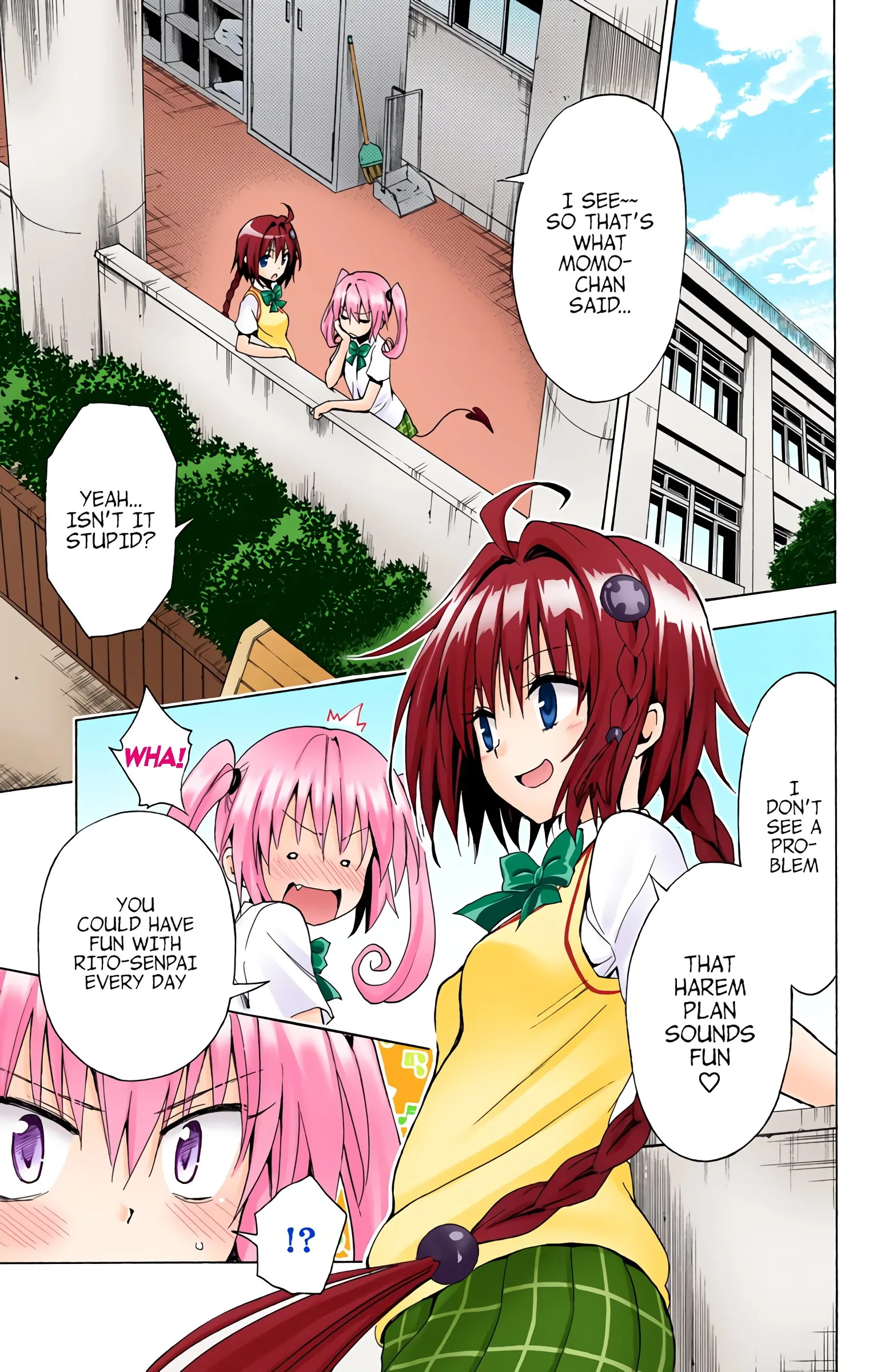 To Love Ru Darkness (Colored) Chapter 36 page 9 - 