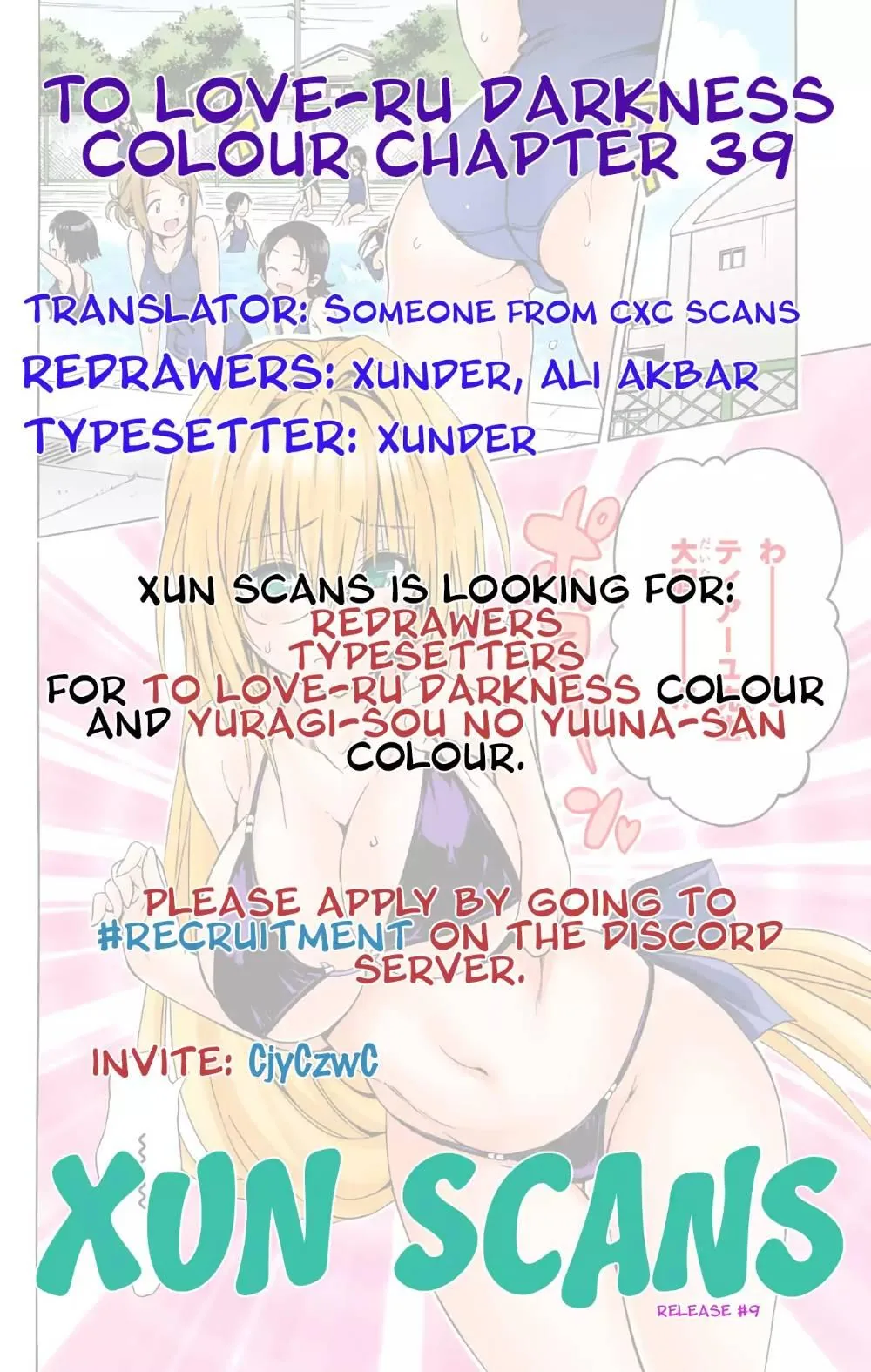 To Love Ru Darkness (Colored) Chapter 39 page 36 - 