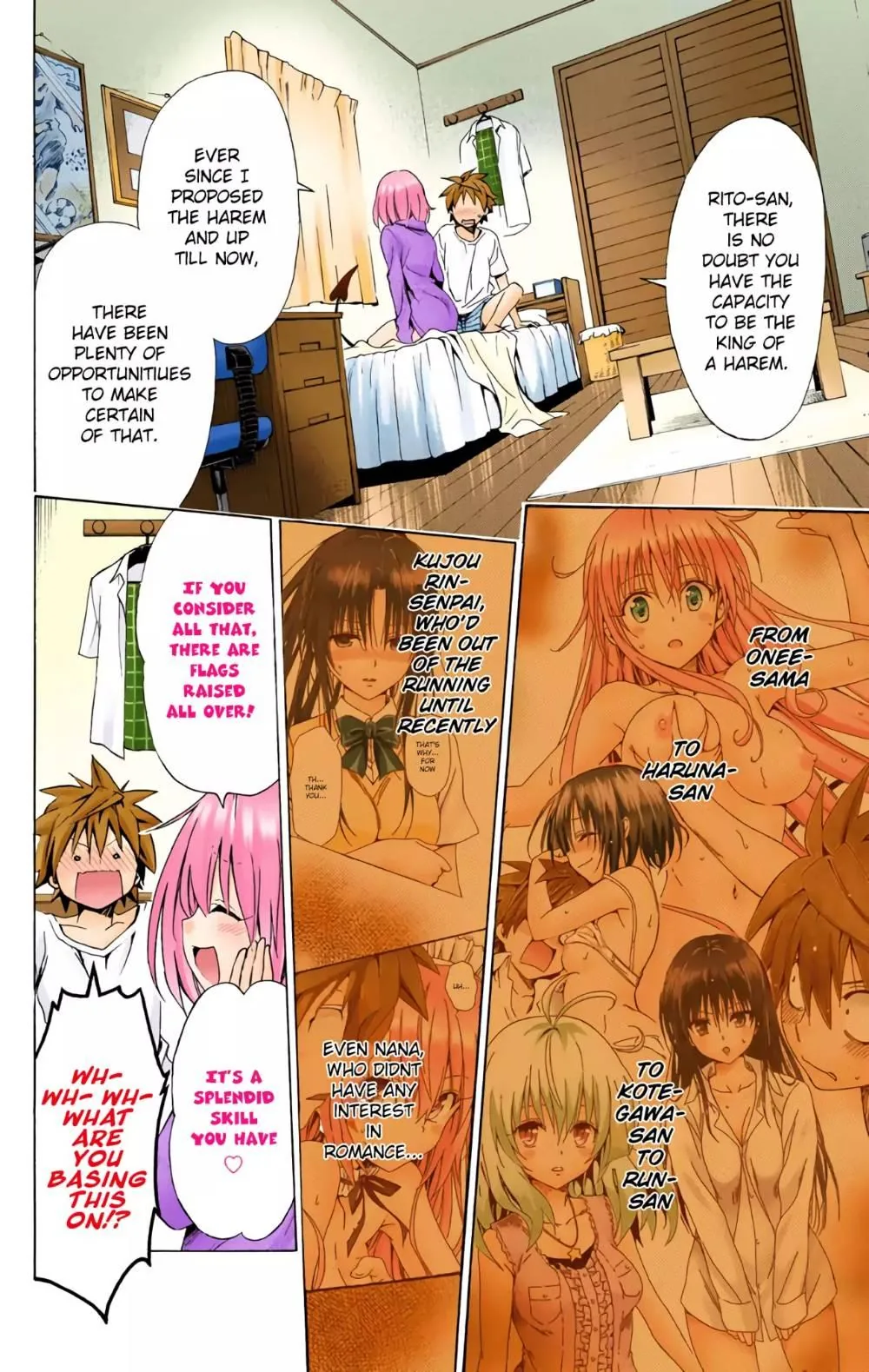 To Love Ru Darkness (Colored) Chapter 39 page 10 - 