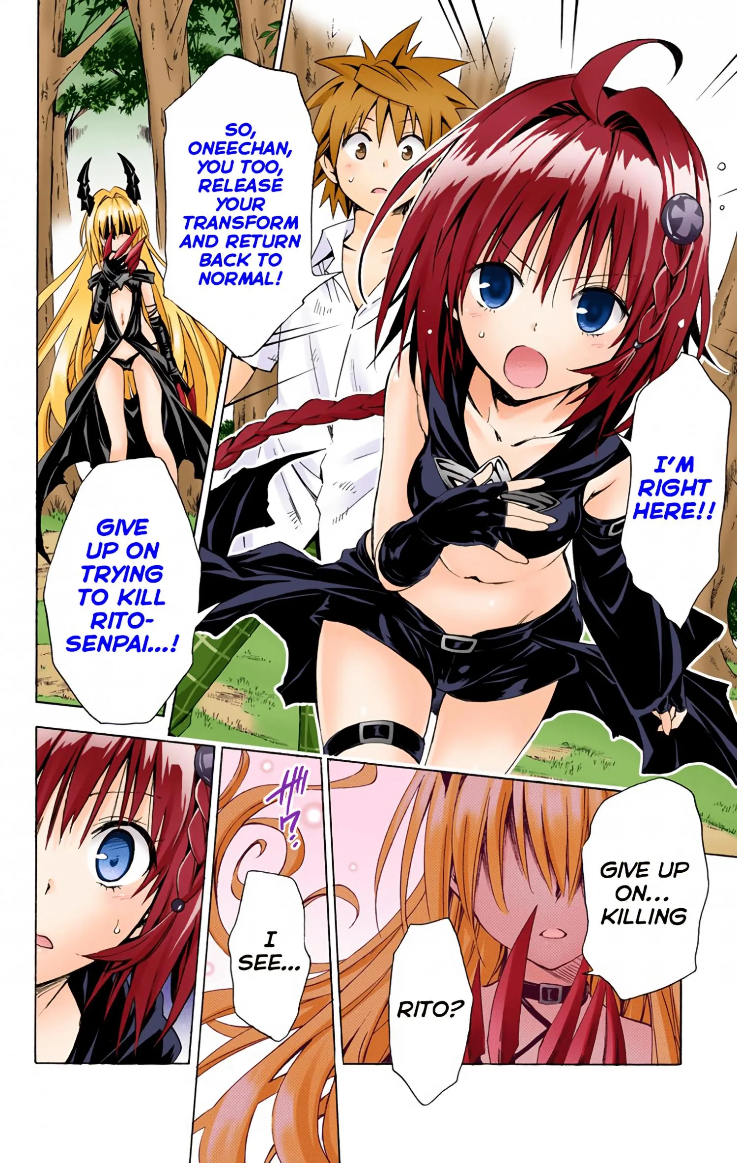 To Love Ru Darkness (Colored) Chapter 45 page 11 - 