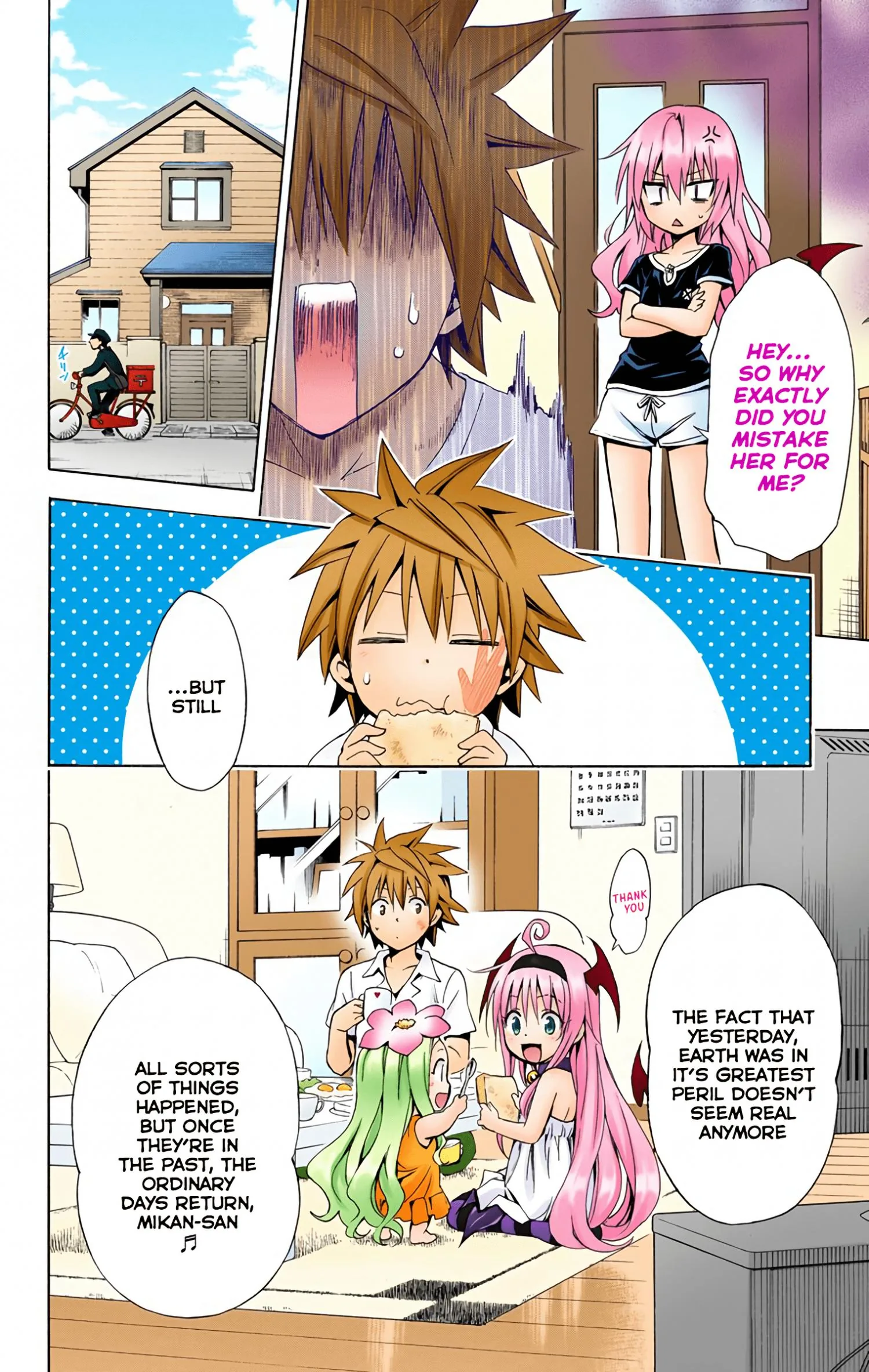 To Love Ru Darkness (Colored) Chapter 47 page 4 - 
