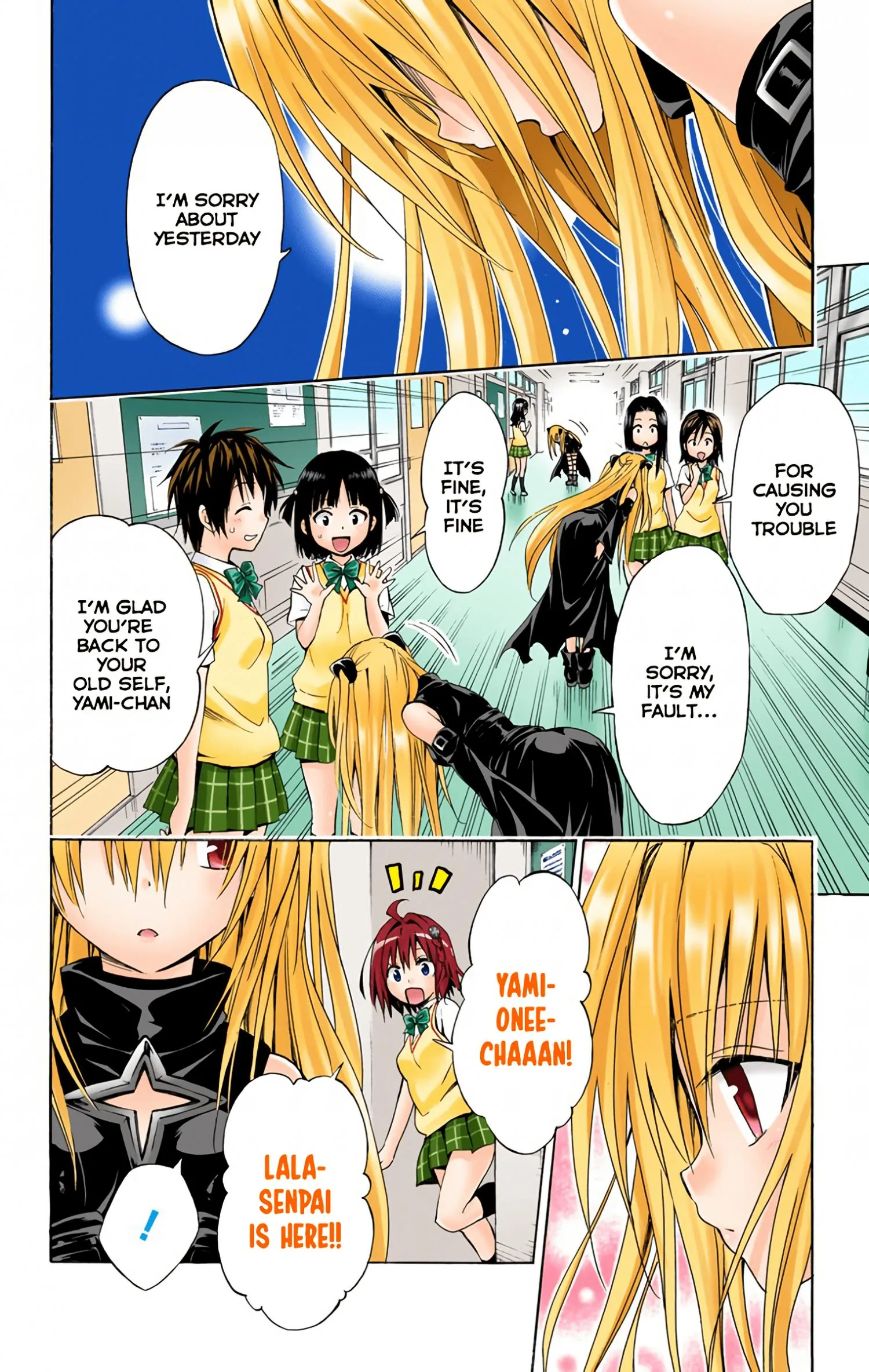 To Love Ru Darkness (Colored) Chapter 47 page 8 - 