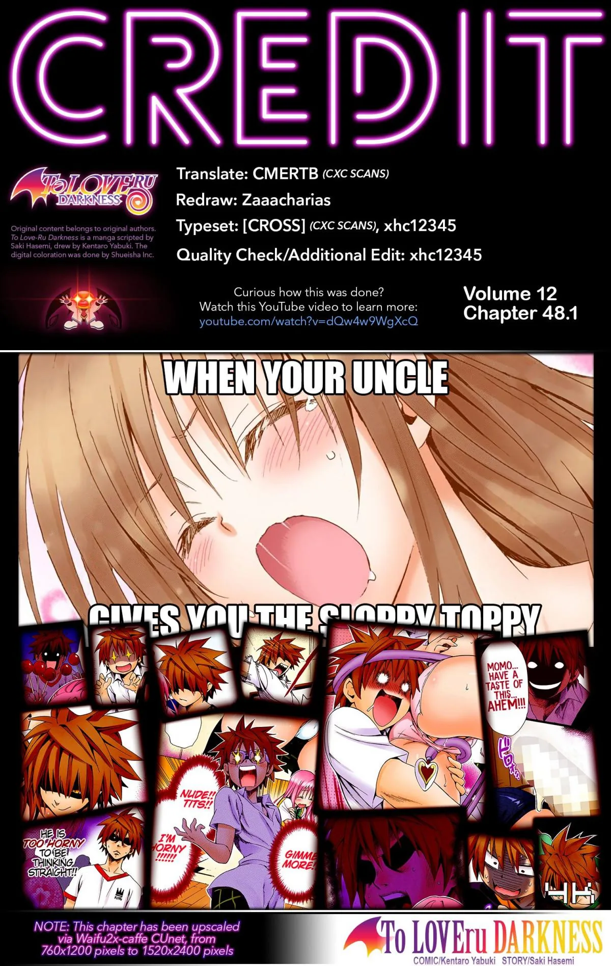 To Love Ru Darkness (Colored) Chapter 48.1 page 20 - 