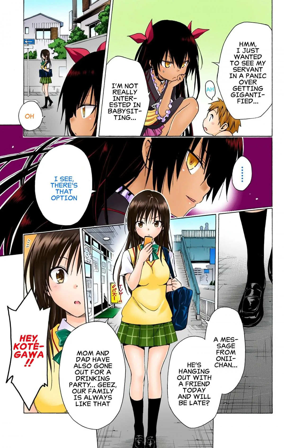 To Love Ru Darkness (Colored) Chapter 51 page 11 - 