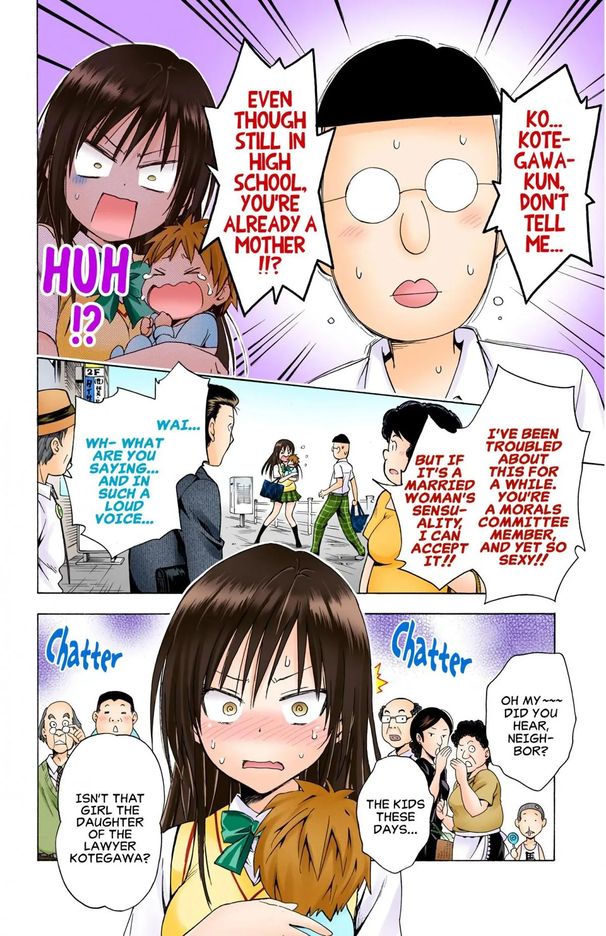 To Love Ru Darkness (Colored) Chapter 51 page 14 - 