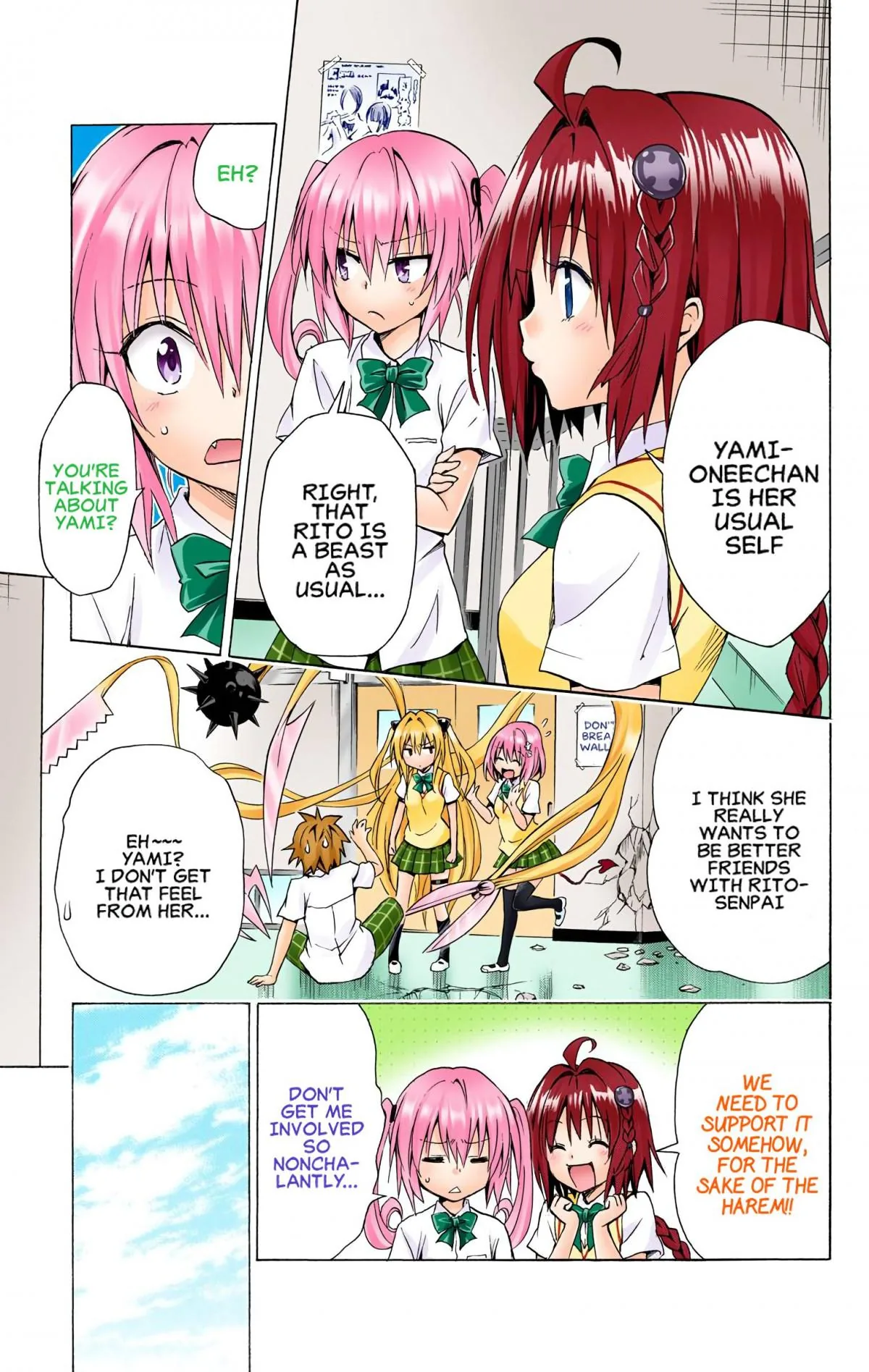 To Love Ru Darkness (Colored) Chapter 53 page 4 - 