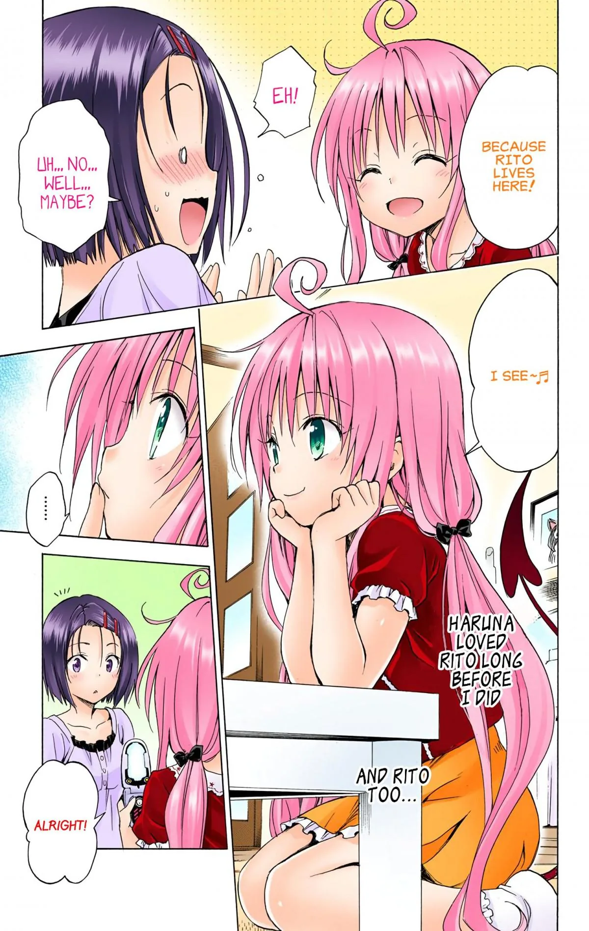 To Love Ru Darkness (Colored) Chapter 54 page 13 - 