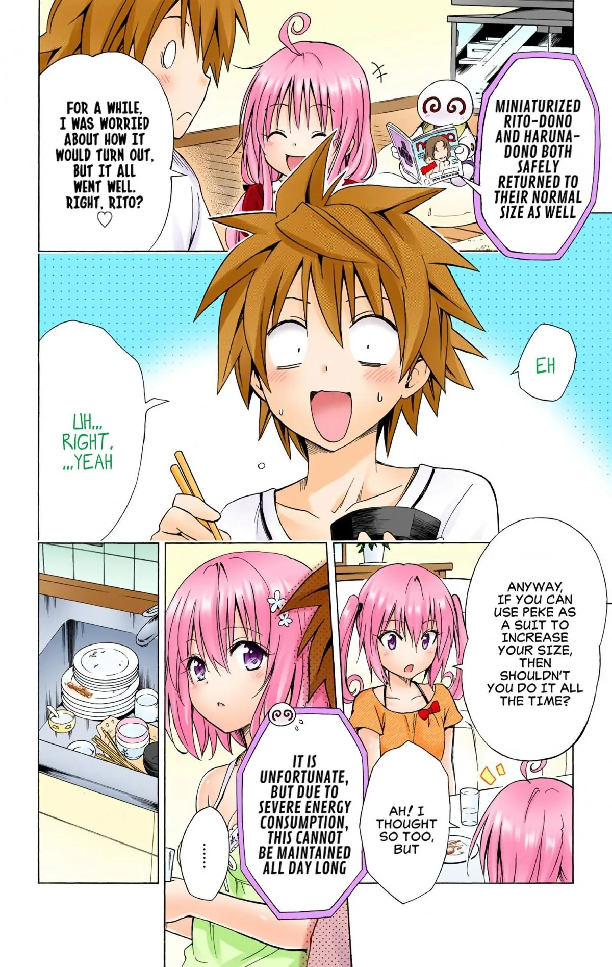 To Love Ru Darkness (Colored) Chapter 55 page 2 - 