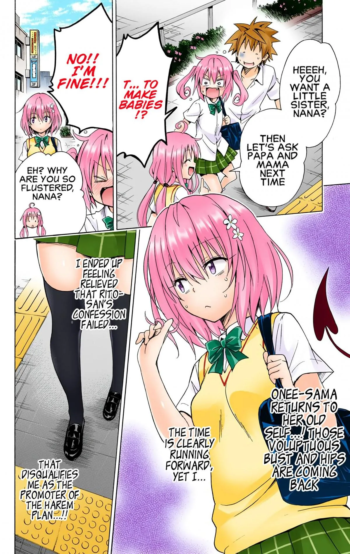 To Love Ru Darkness (Colored) Chapter 56 page 6 - 