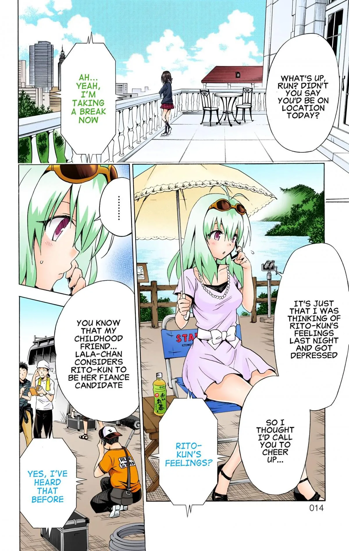 To Love Ru Darkness (Colored) Chapter 58 page 11 - 