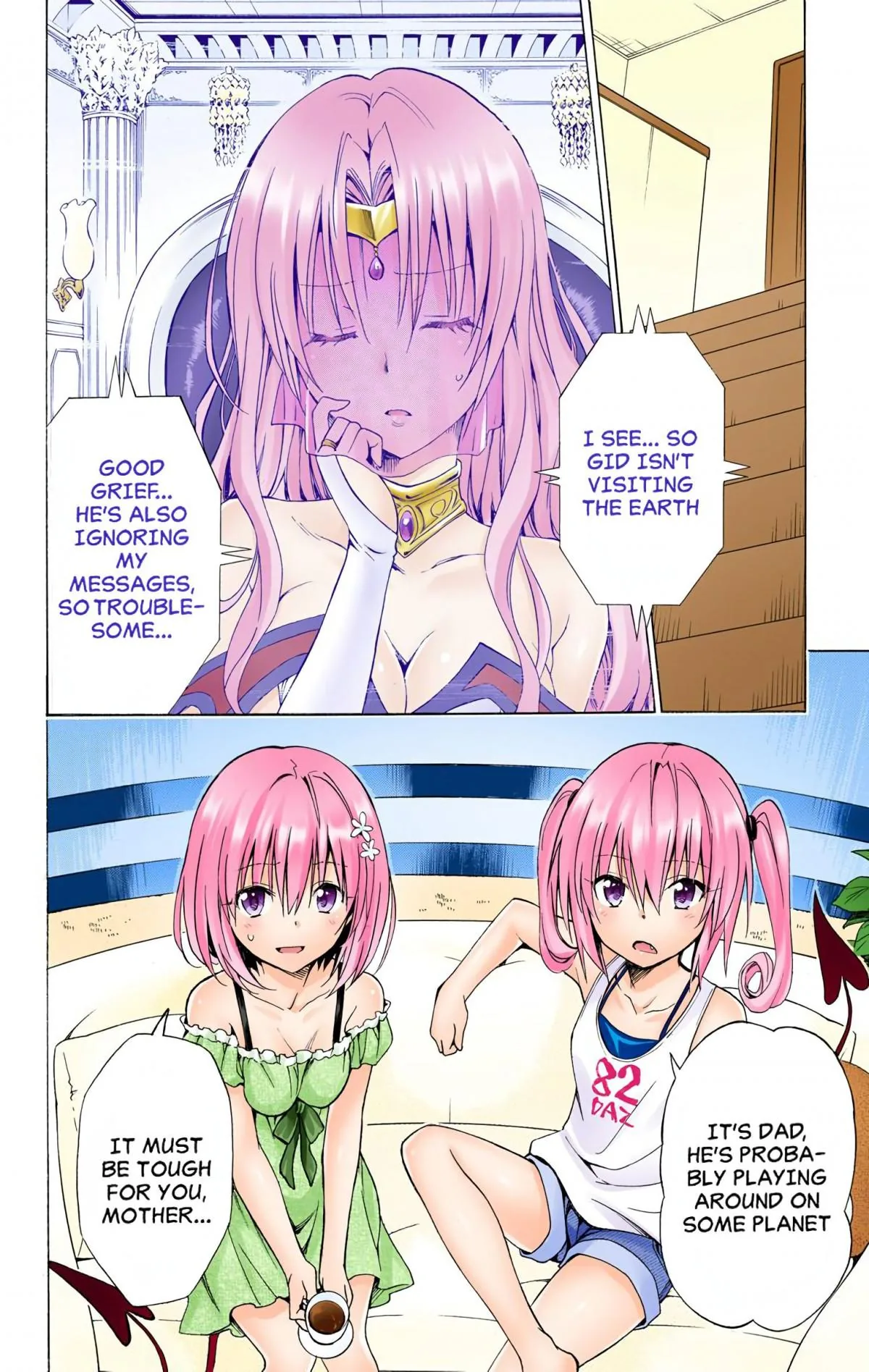 To Love Ru Darkness (Colored) Chapter 59 page 8 - 