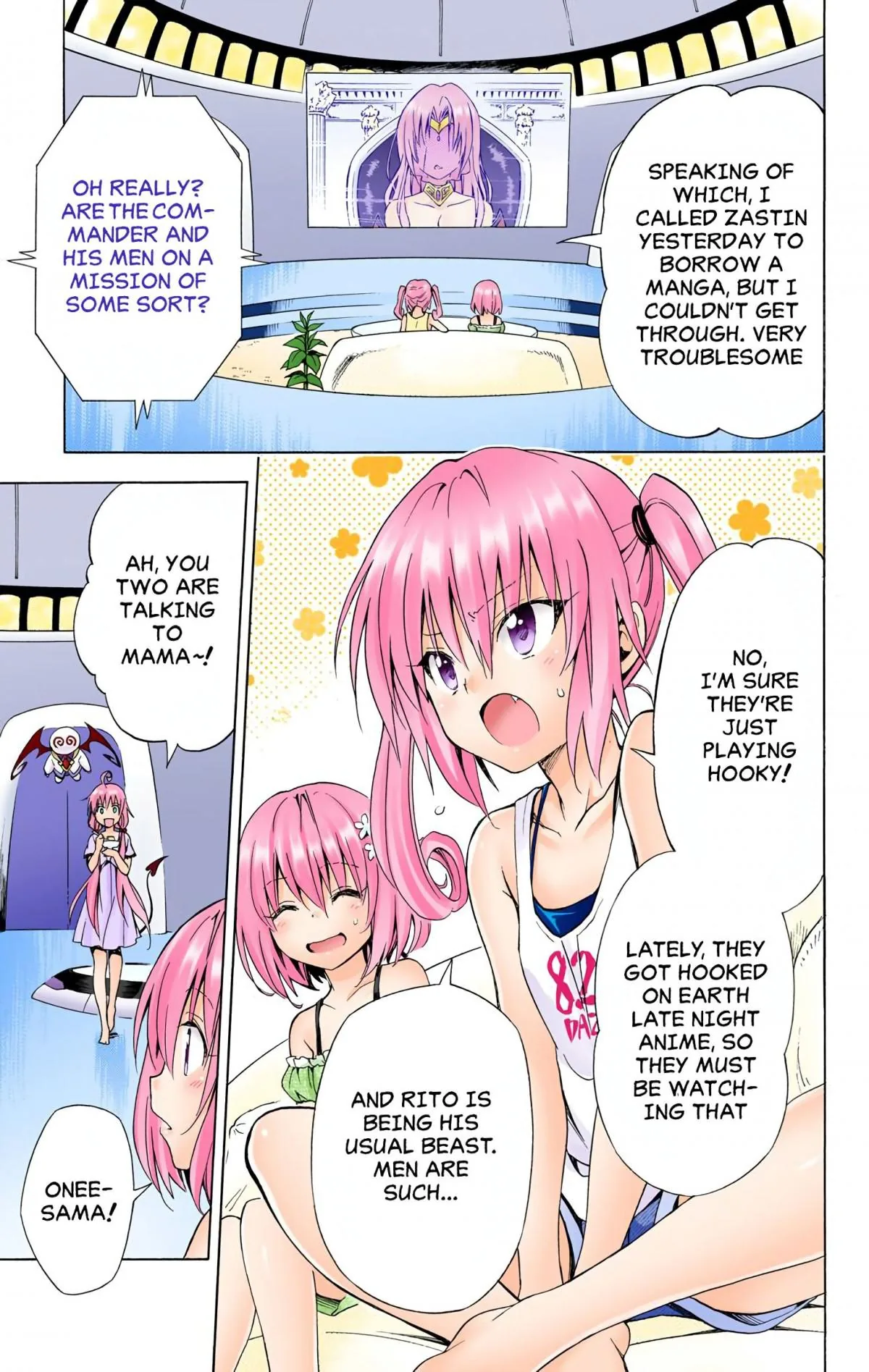 To Love Ru Darkness (Colored) Chapter 59 page 9 - 