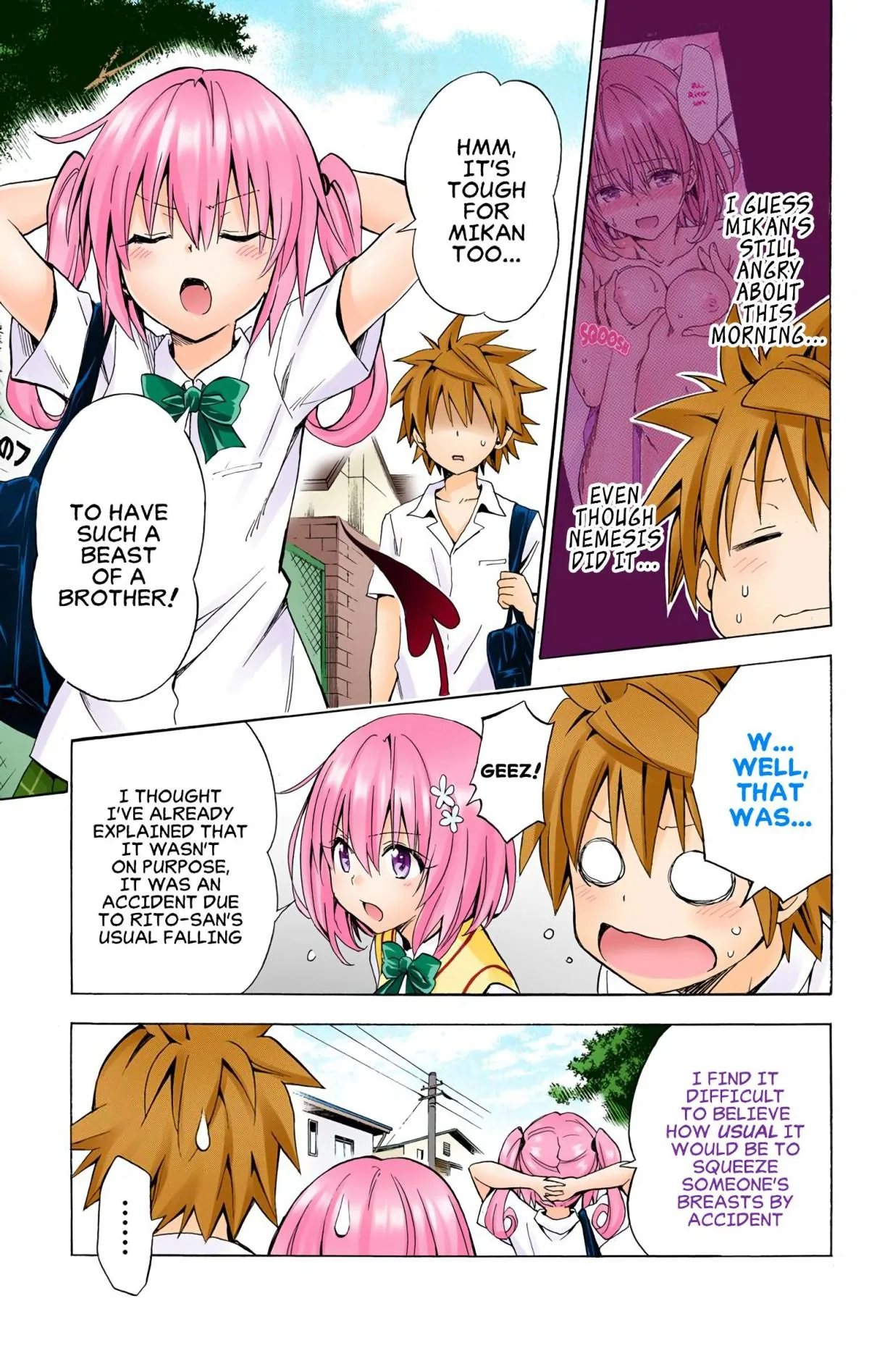 To Love Ru Darkness (Colored) Chapter 62 page 4 - 