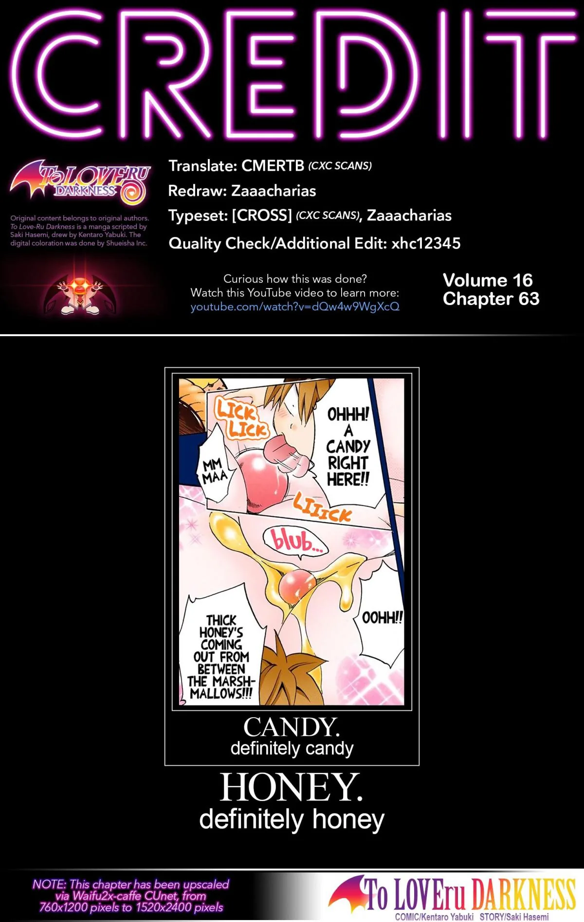 To Love Ru Darkness (Colored) Chapter 63 page 42 - 