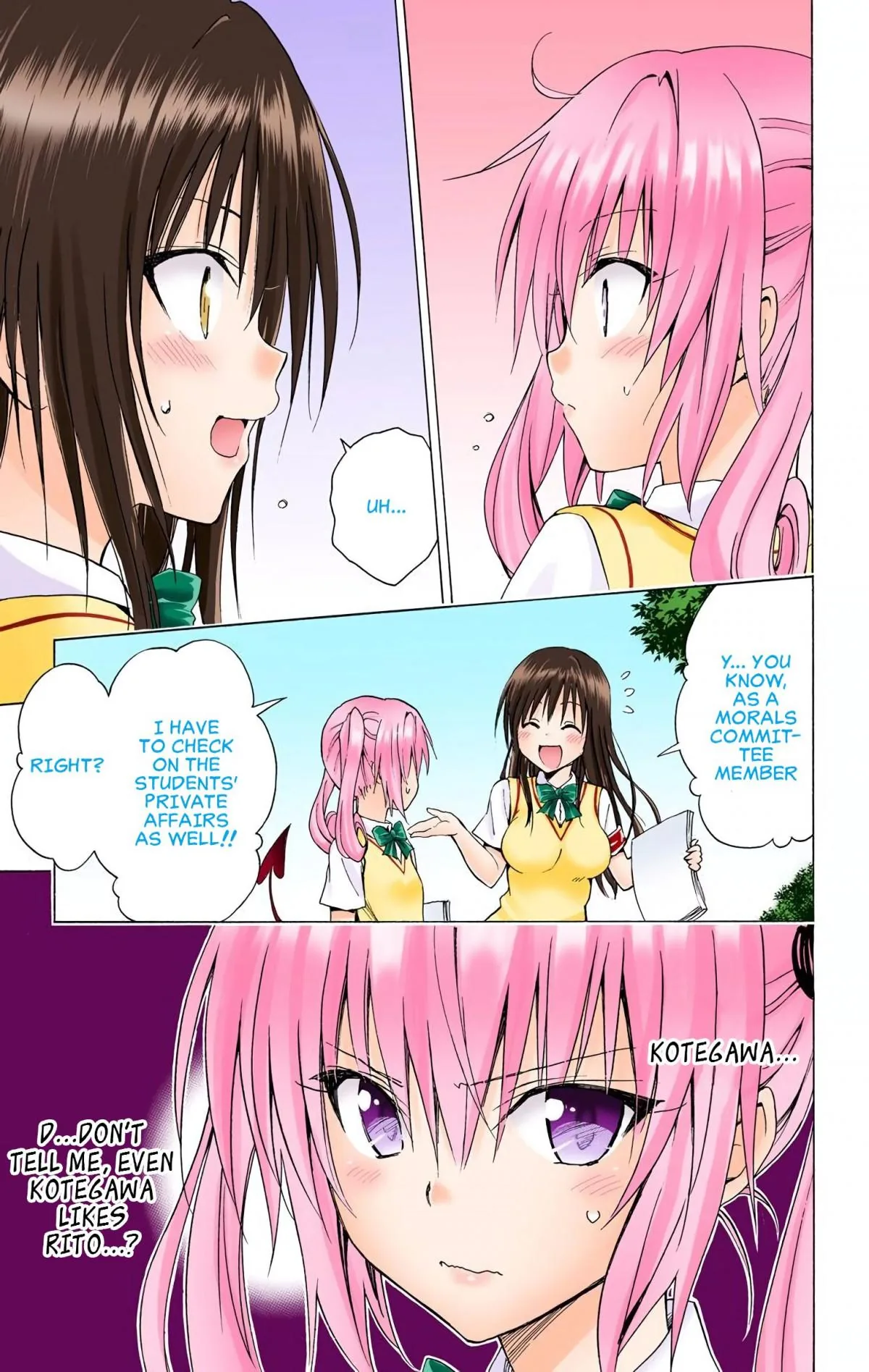 To Love Ru Darkness (Colored) Chapter 64 page 15 - 