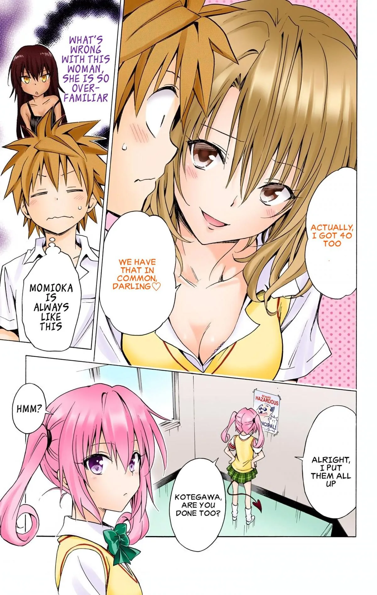 To Love Ru Darkness (Colored) Chapter 64 page 19 - 