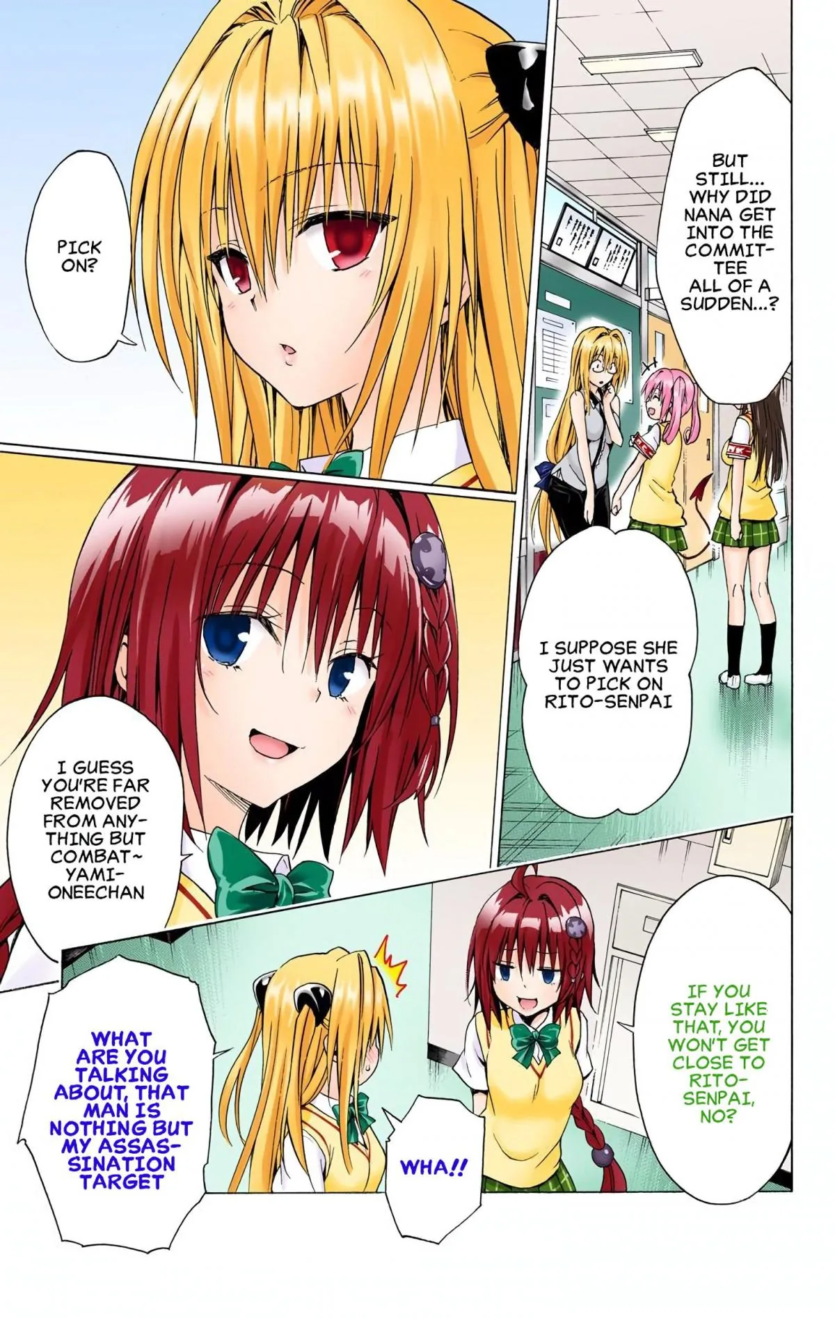 To Love Ru Darkness (Colored) Chapter 64 page 5 - 