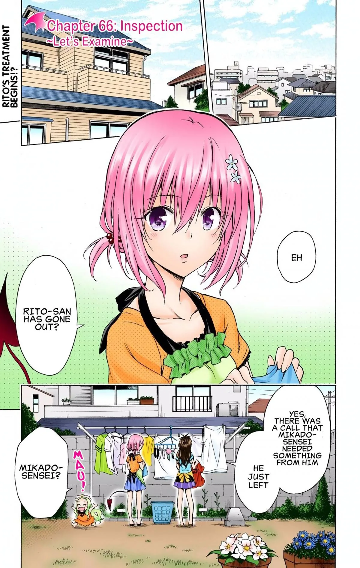 To Love Ru Darkness (Colored) Chapter 66 page 2 - 