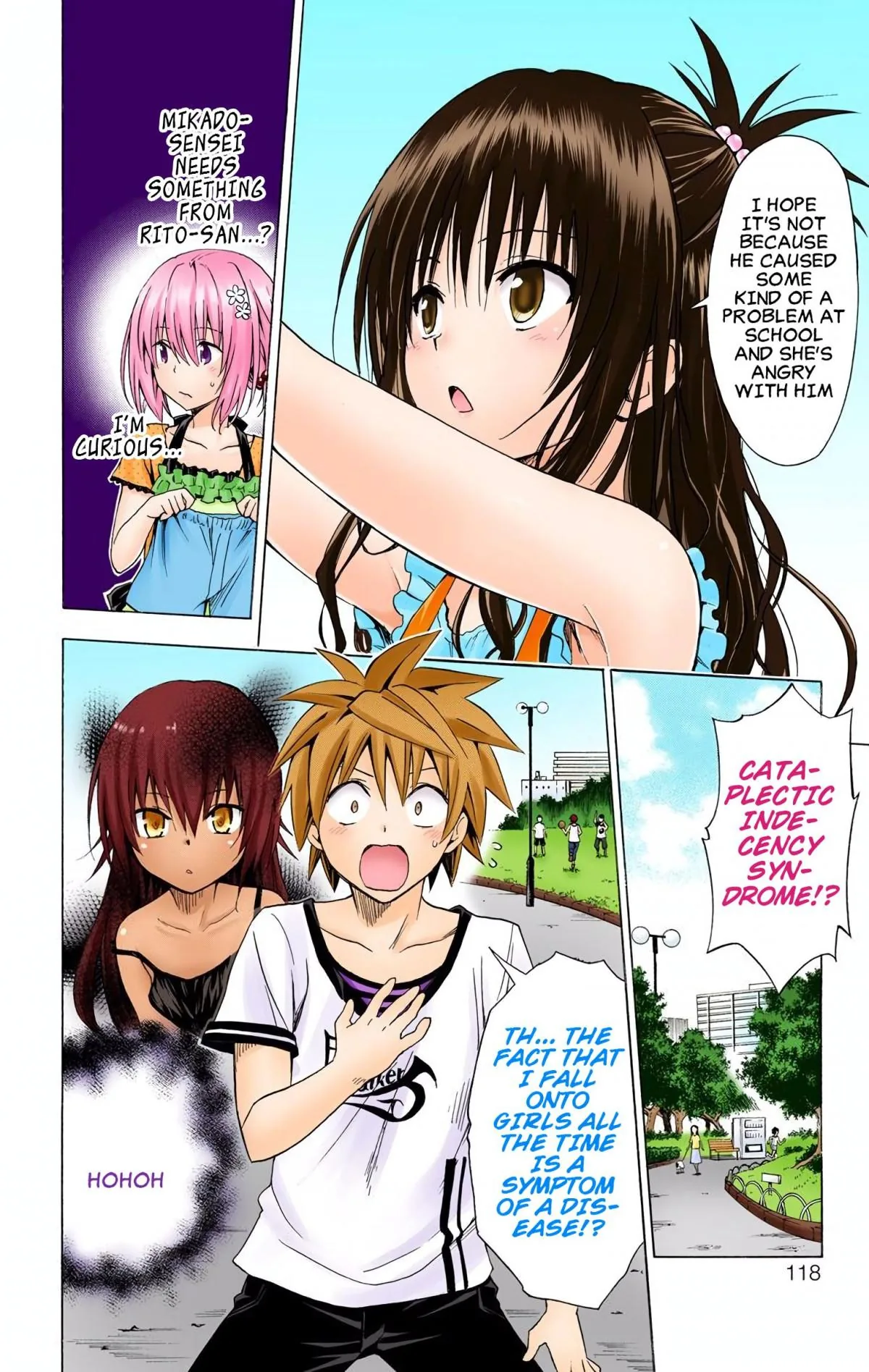 To Love Ru Darkness (Colored) Chapter 66 page 3 - 