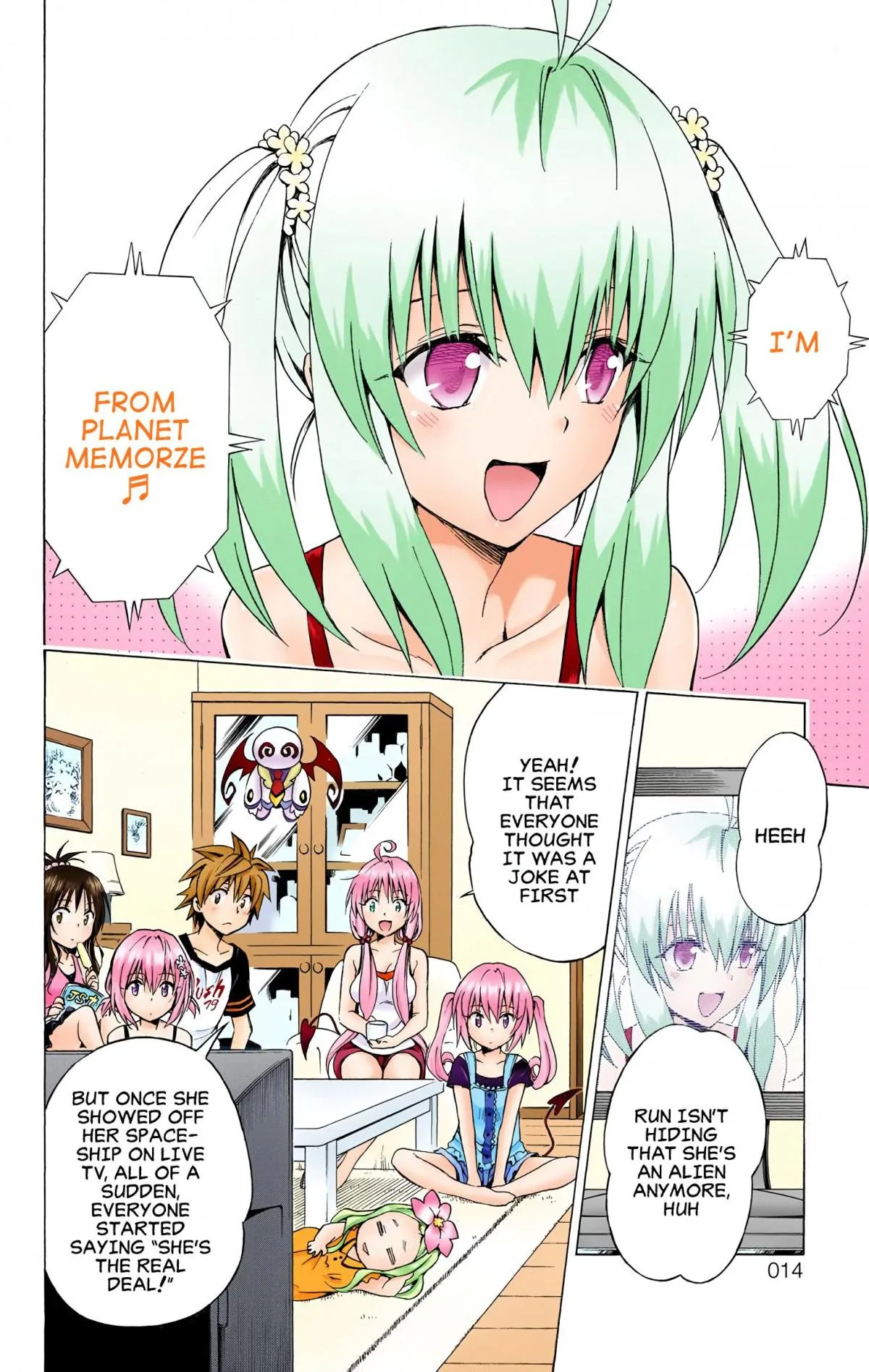 To Love Ru Darkness (Colored) Chapter 68 page 7 - 