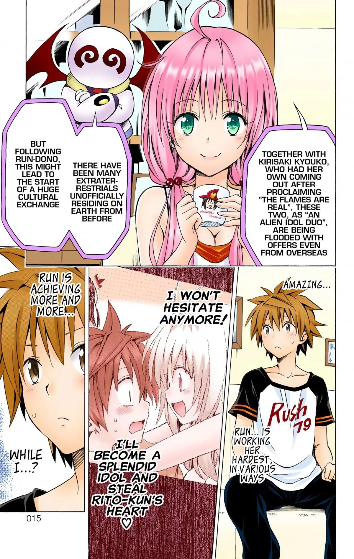 To Love Ru Darkness (Colored) Chapter 68 page 8 - 