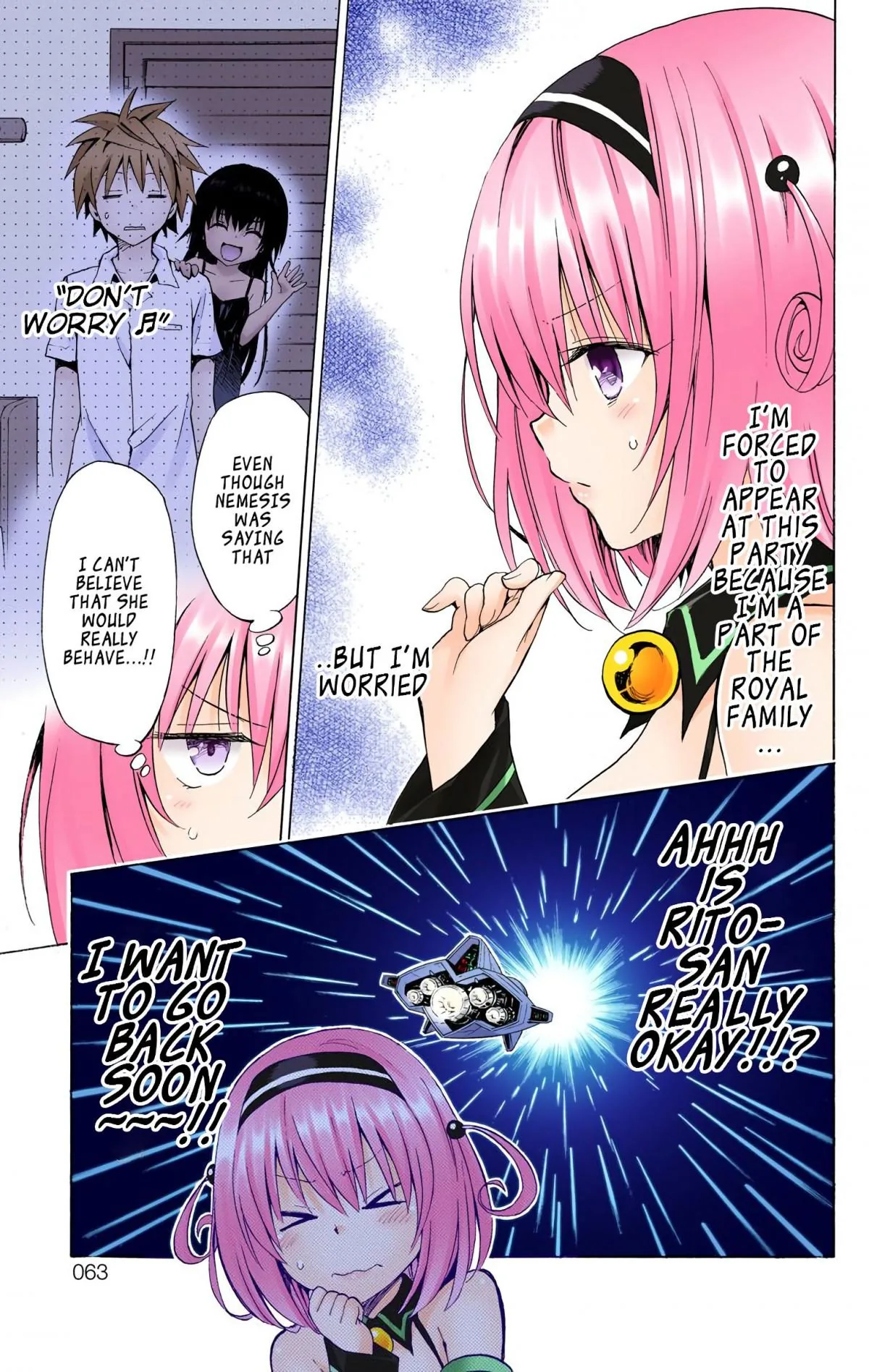 To Love Ru Darkness (Colored) Chapter 69 page 15 - 