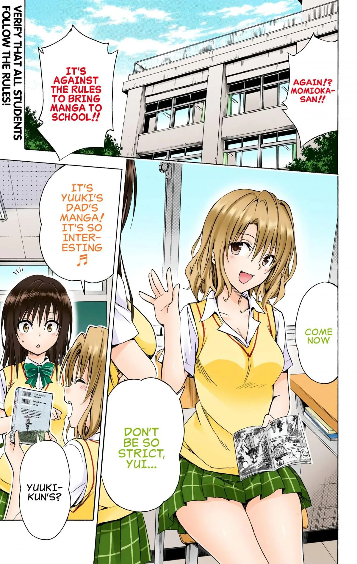 To Love Ru Darkness (Colored) Chapter 69 page 3 - 