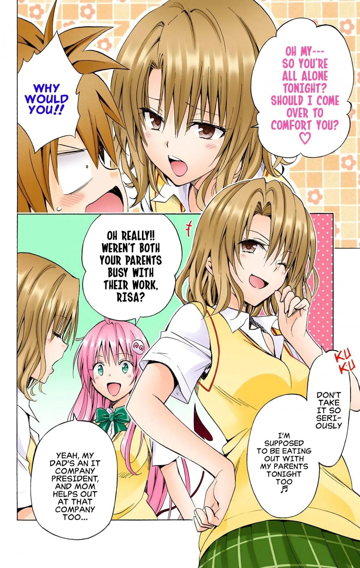 To Love Ru Darkness (Colored) Chapter 69 page 6 - 