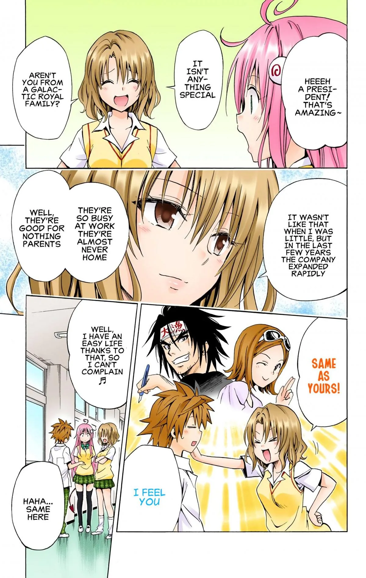 To Love Ru Darkness (Colored) Chapter 69 page 7 - 