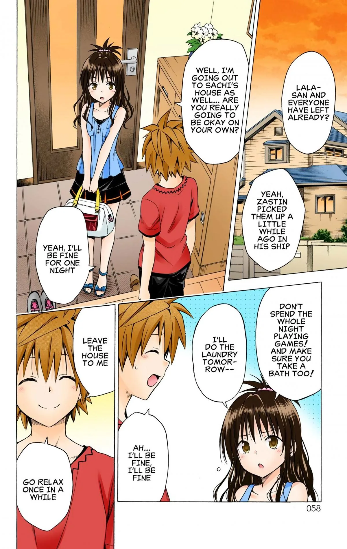 To Love Ru Darkness (Colored) Chapter 69 page 10 - 