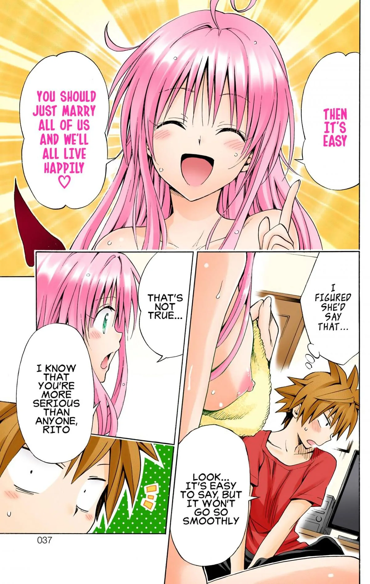 To Love Ru Darkness (Colored) Chapter 73 page 36 - 