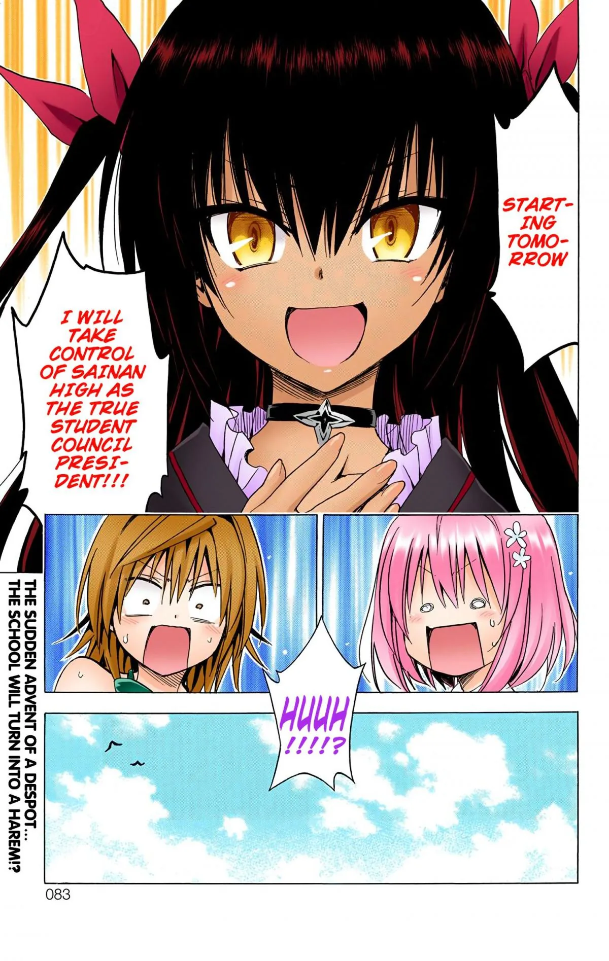 To Love Ru Darkness (Colored) Chapter 74 page 38 - 