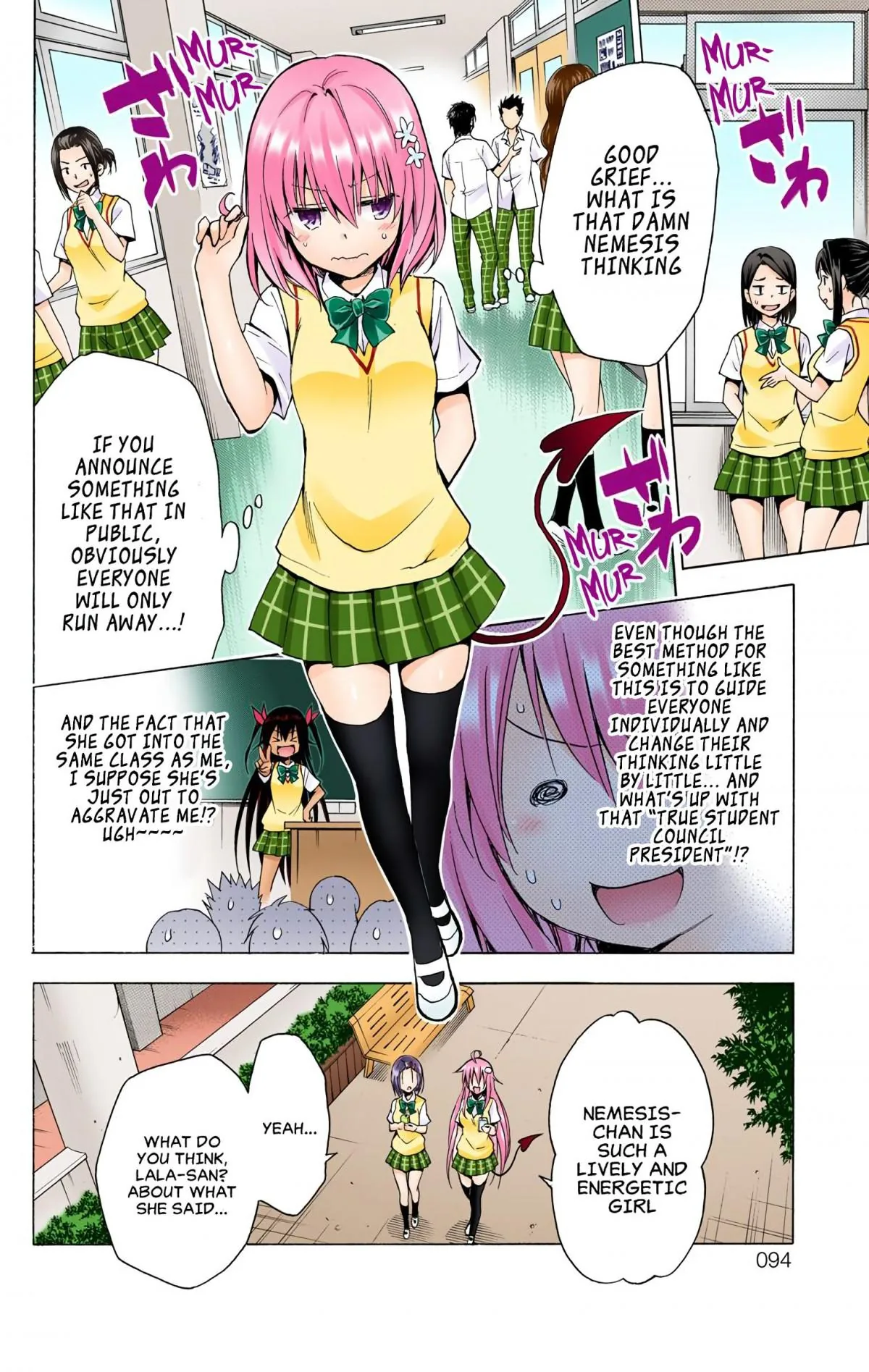 To Love Ru Darkness (Colored) Chapter 75 page 10 - 