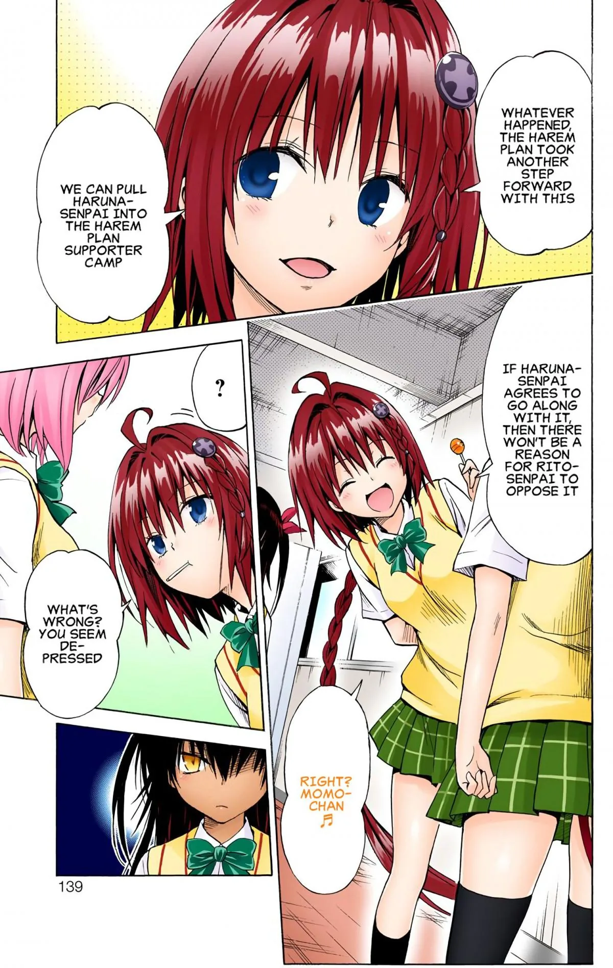 To Love Ru Darkness (Colored) Chapter 76 page 16 - 