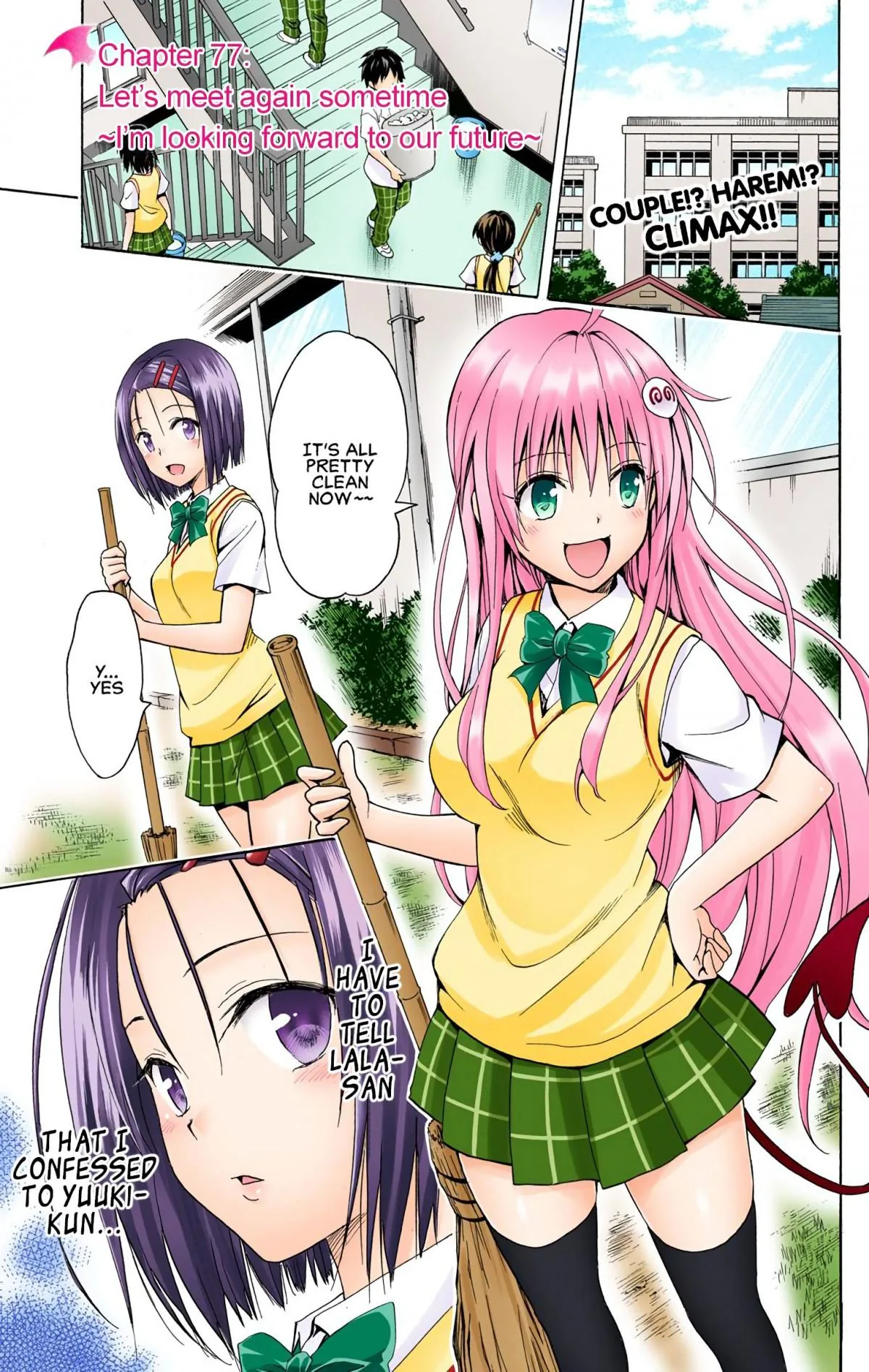 To Love Ru Darkness (Colored) Chapter 77 page 2 - 