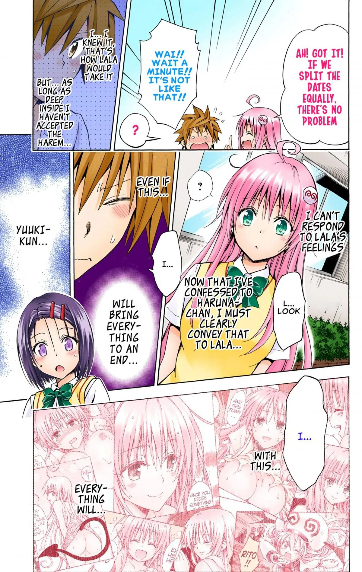 To Love Ru Darkness (Colored) Chapter 77 page 8 - 
