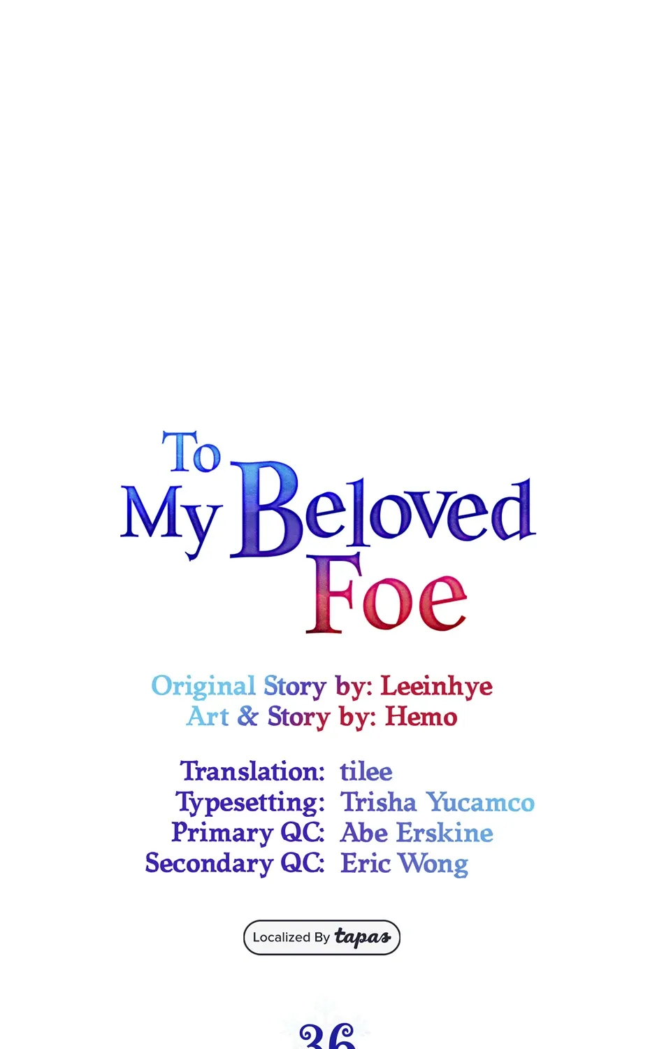 To My Beloved Foe Chapter 36 page 2 - 