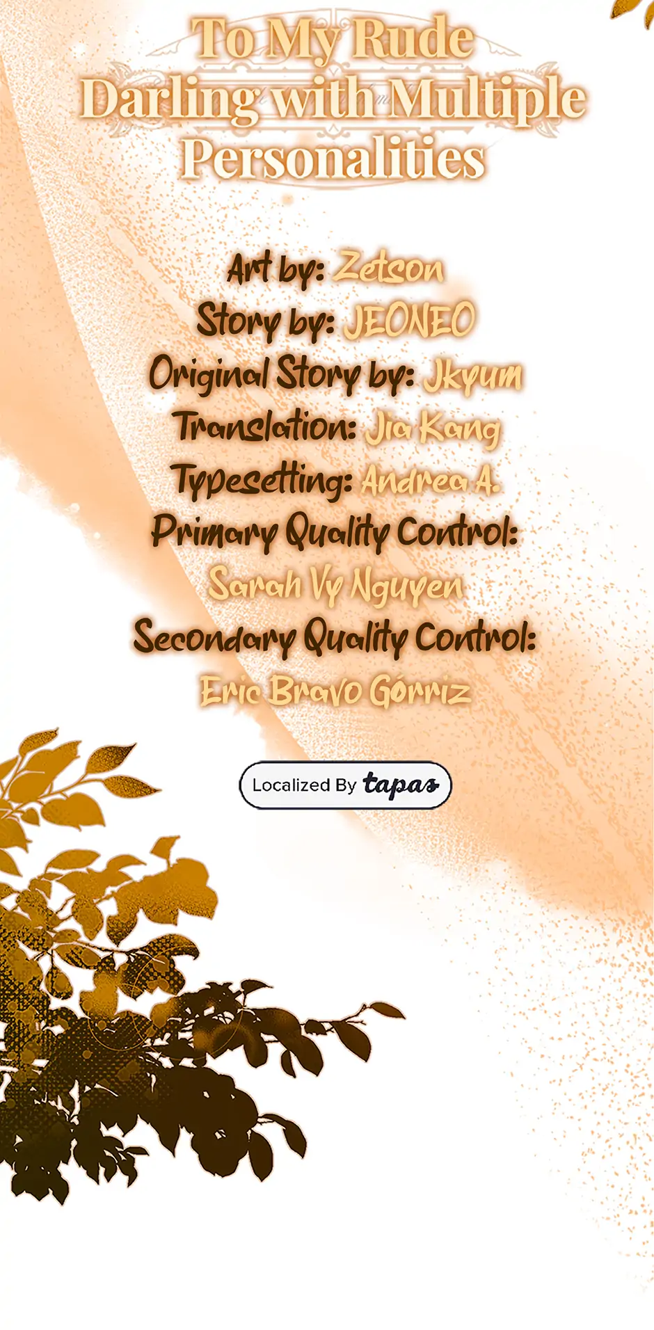 To my many obnoxious personalities Chapter 17 page 18 - 