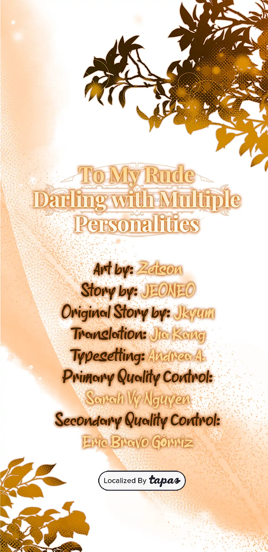 To my many obnoxious personalities Chapter 25 page 22 - 