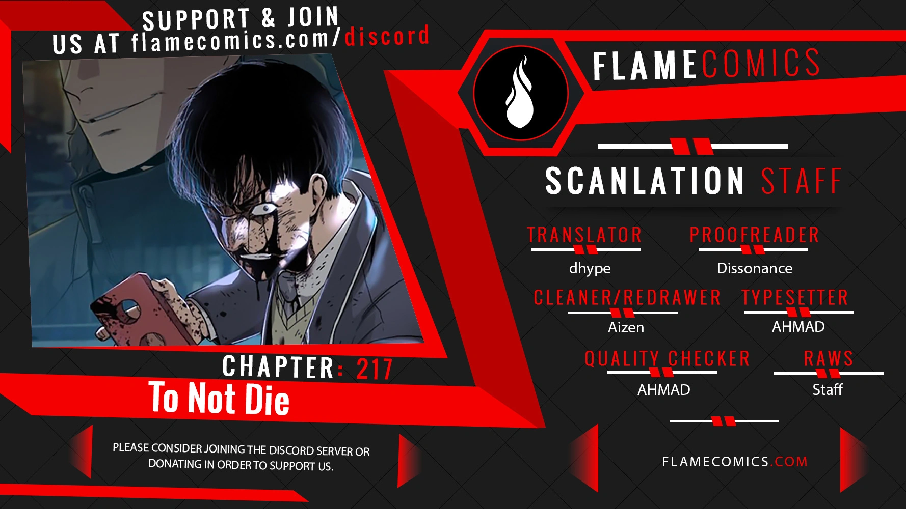 To Not Die Chapter 217 page 1 - 