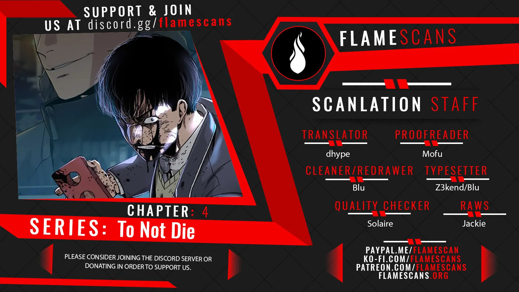 To Not Die Chapter 4 page 1 - 