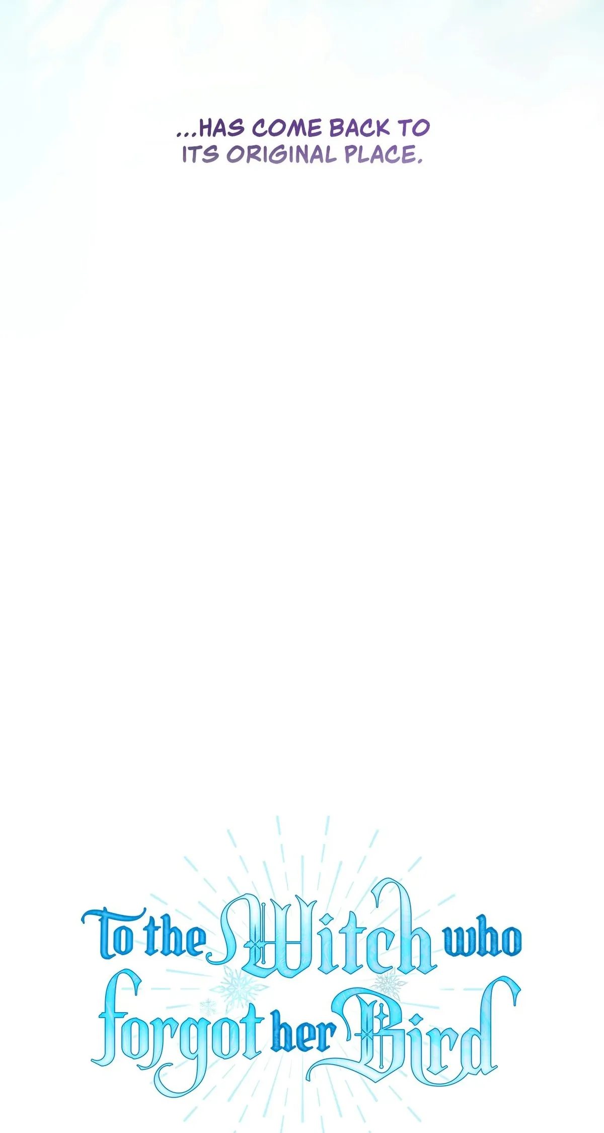 To the Witch Who Forgot the Birds Chapter 49 page 3 - 