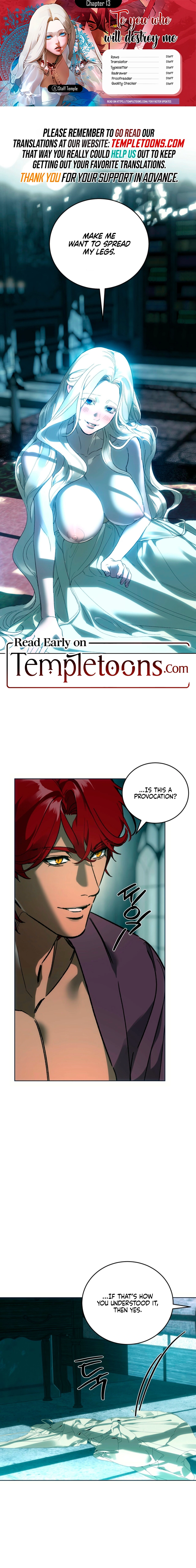 To You Who Will Ruin Me Chapter 13 page 1 - 