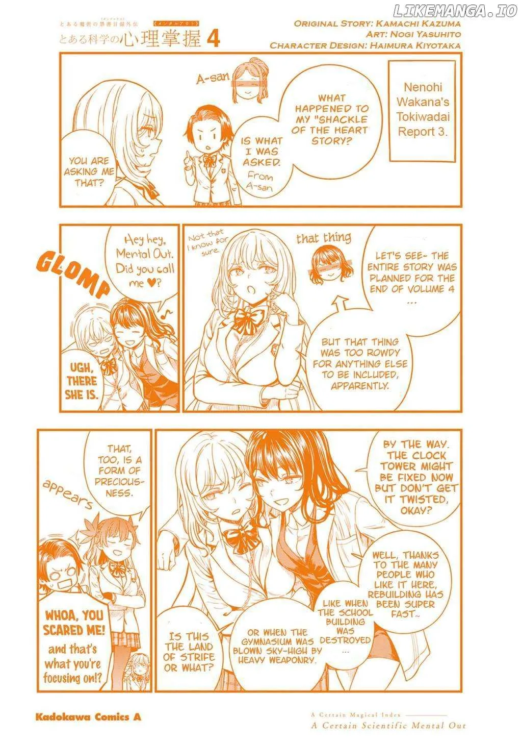 Toaru Kagaku no Mental Out Chapter 30.5 page 2 - 