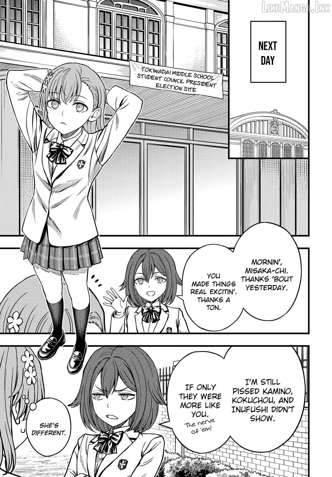 Toaru Kagaku no Mental Out Chapter 36.2 page 4 - 