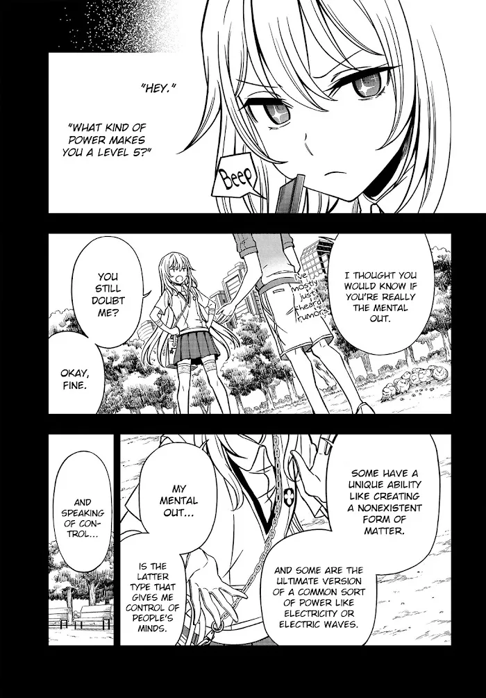 Toaru Kagaku no Mental Out Chapter 8.1 page 11 - 