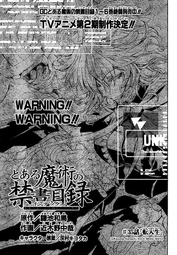Toaru Majutsu no Index Chapter 35 page 5 - 