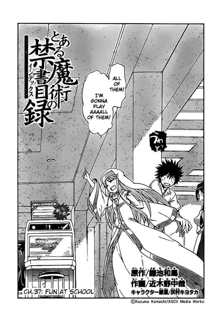 Toaru Majutsu no Index Chapter 37 page 3 - 