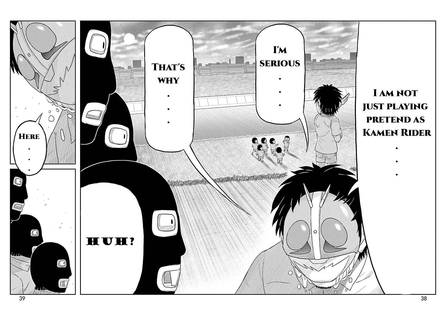 Tojima Wants to Be a Kamen Rider Chapter 1 page 34 - 