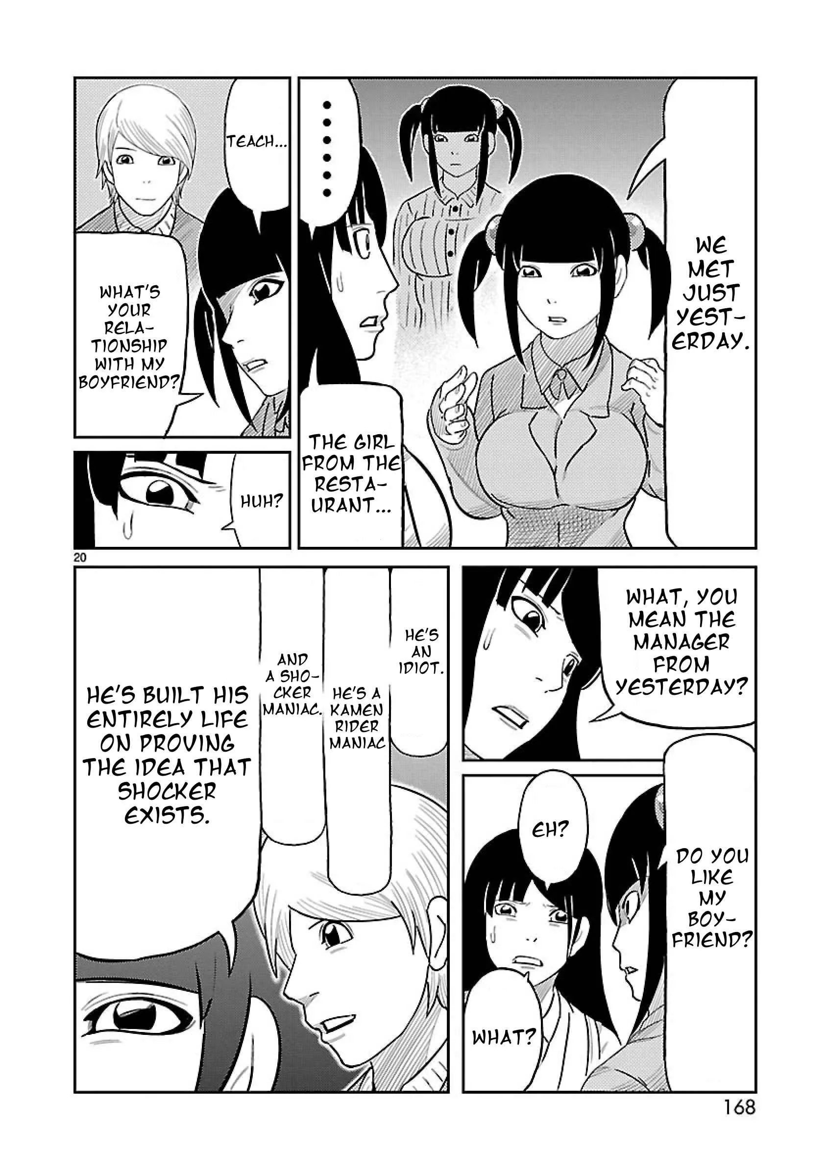 Tojima Wants to Be a Kamen Rider Chapter 4 page 21 - 